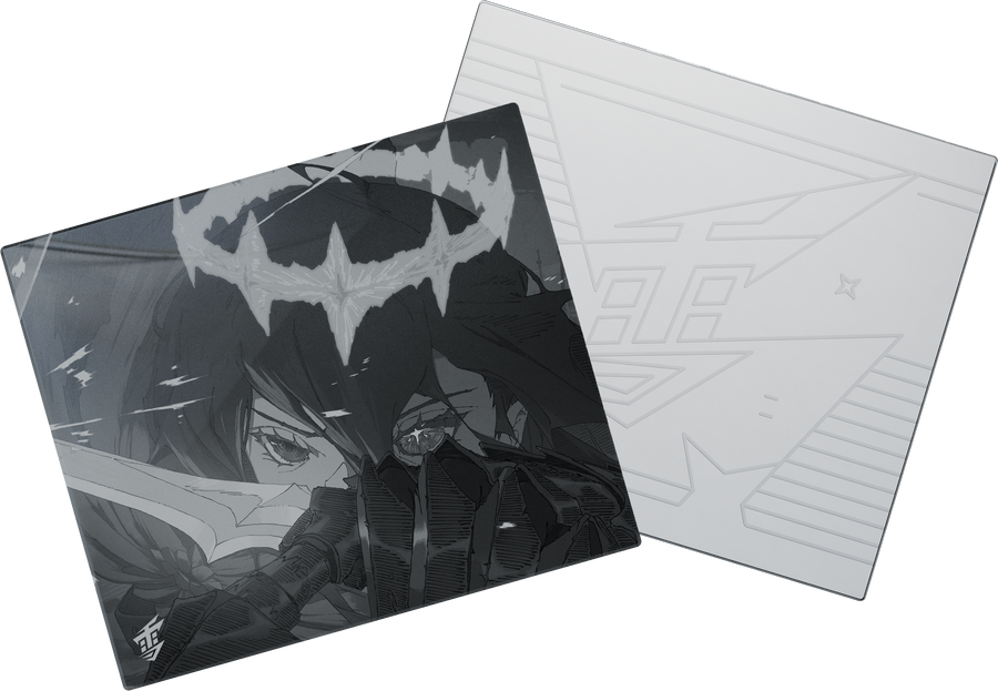 Monokuro glass mousepad product shot
