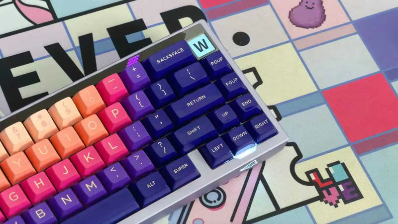 Keypress feedback with key value display